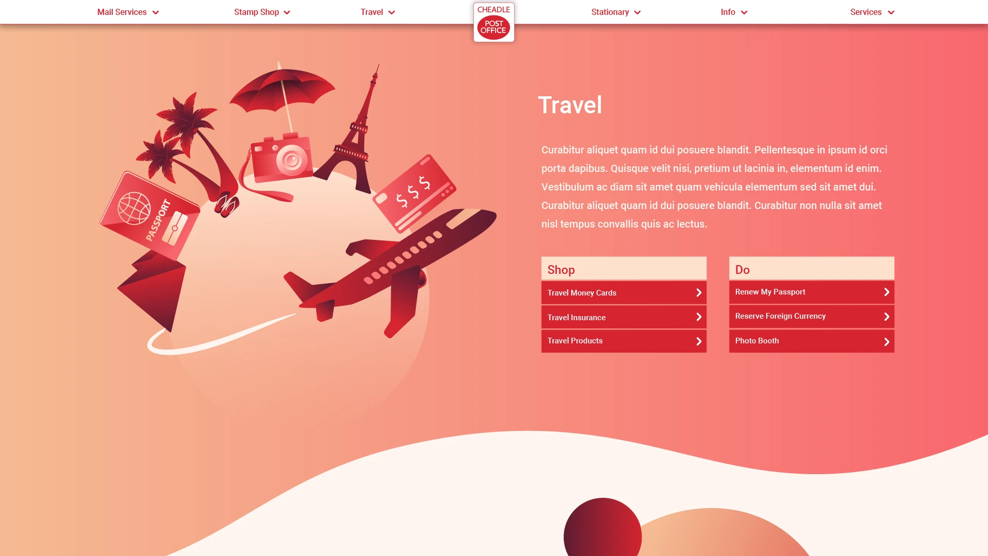 Website design and branding in Yorkshire - Cheadle Post Office Shopify theme design