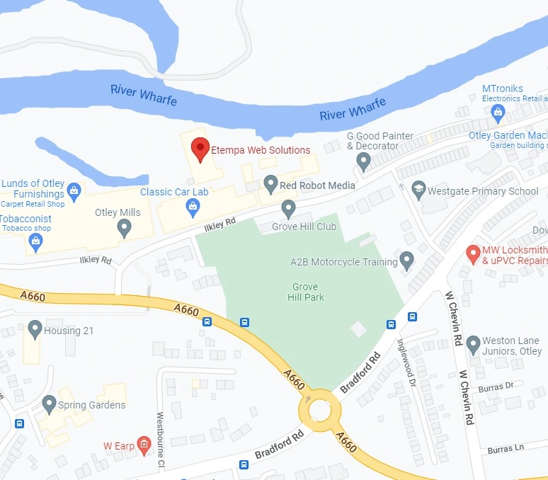 Web Development and Design in Otley, Yorkshire