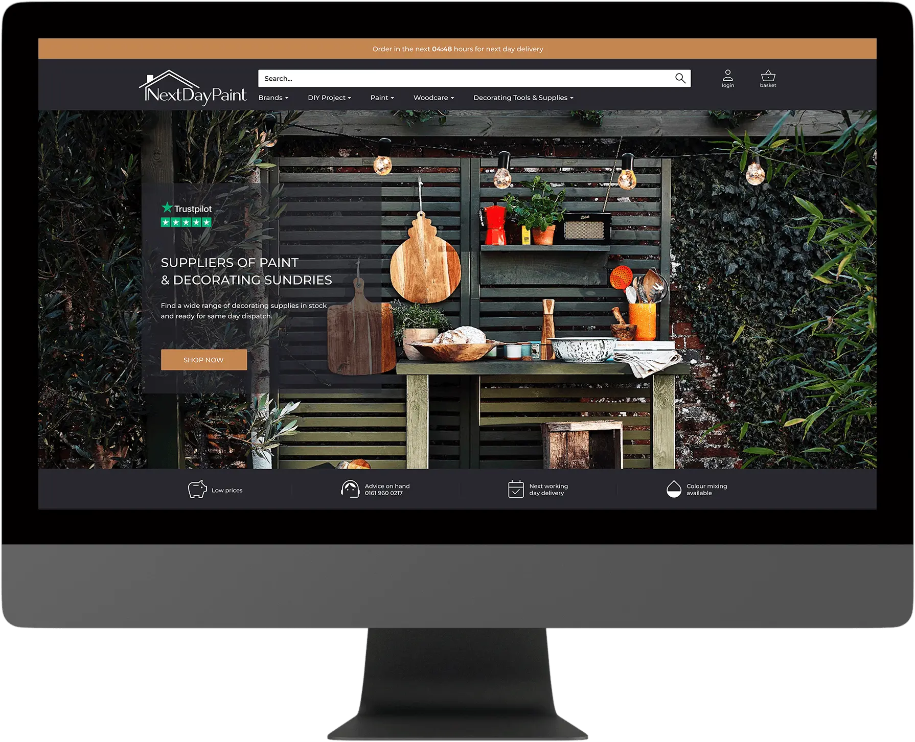 Shopify theme bespoke design and build, custom checkout app, inventory management app
